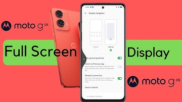 moto g05 full screen display settings | moto g05 me display full screen kaise kare