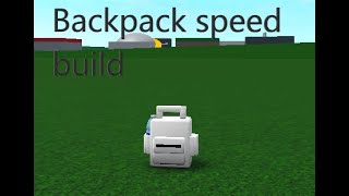 Backpack Speedbuild