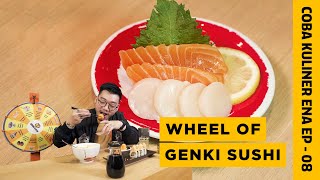 SUSHI NYA FRESH ABIS!! LIDAH KU DIMANJAIN...