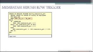 Praktikum 13 - Membuat Database Trigger