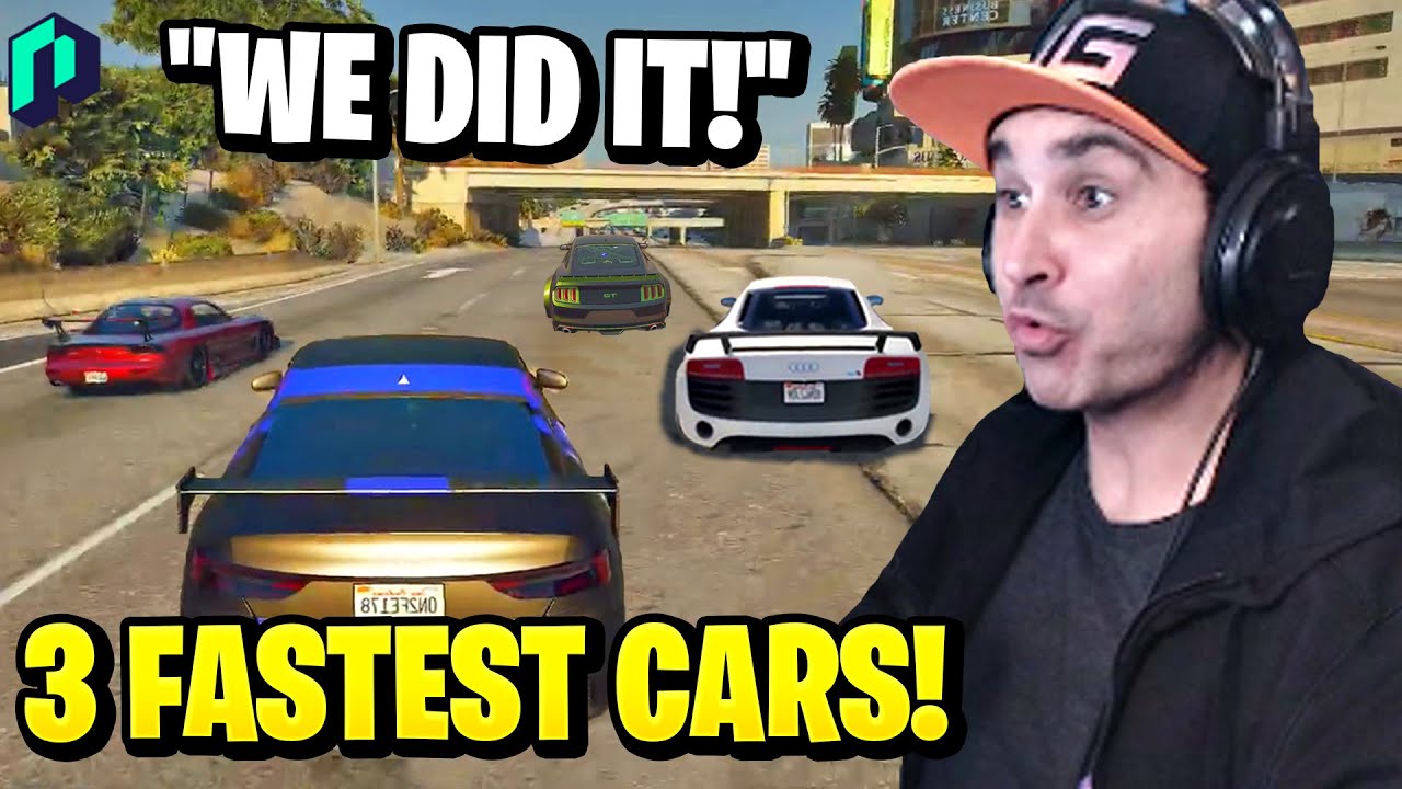 Summit1g Beats 3 SUPERCARS in BIG 17 Player Race! | GTA 5 NoPixel RP