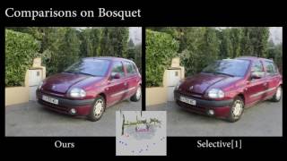 Automatic 3D Car Model Alignment for Mixed Image Based Rendering