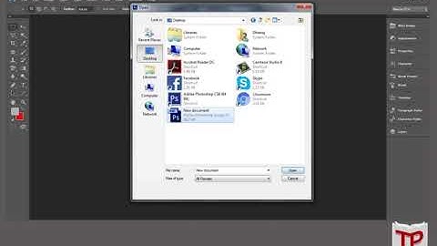 How to open psd files in photoshop