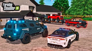 Details BARNDOMINIUM GOT ROBBED! $500,000 WORTH OF LIFTED TRUCKS | FS25 Update