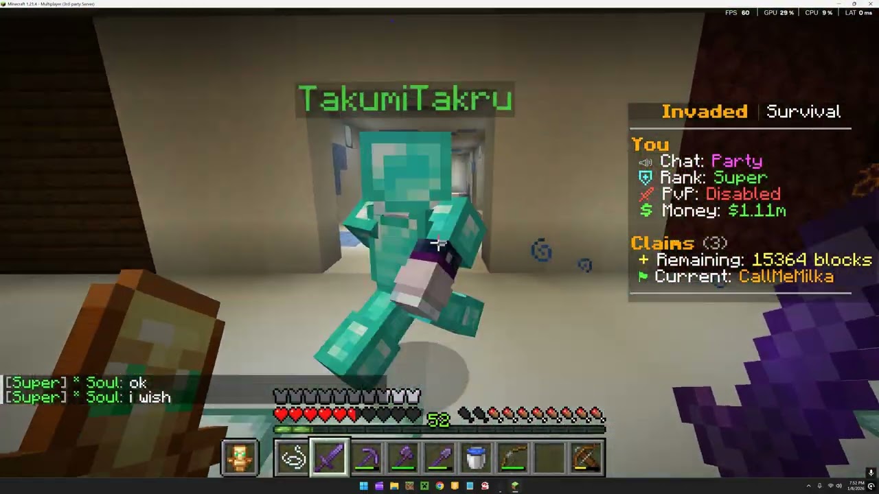 Beating all the parkours at /pw Parkour