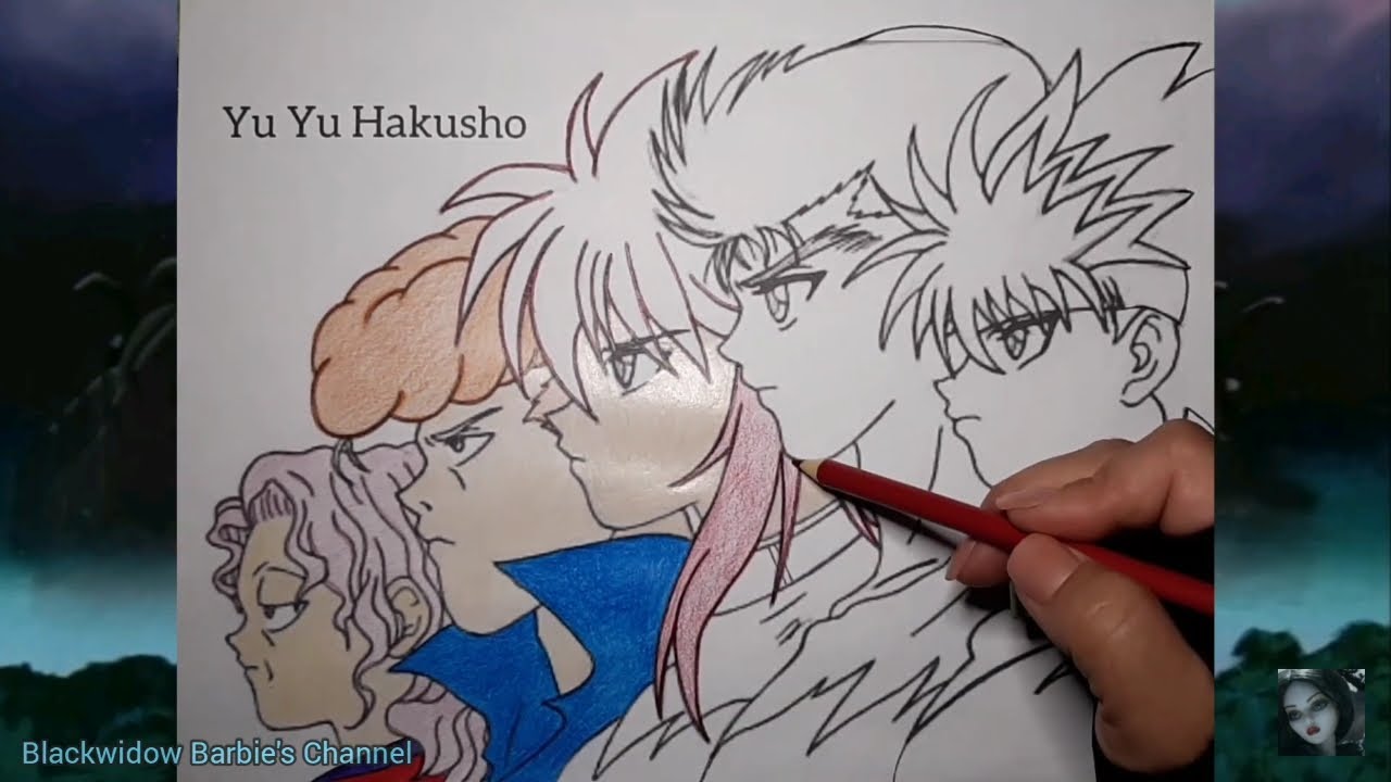 Yu Yu Hakusho Coloring page (Fast Speed) yuyuhakusho darktourament 