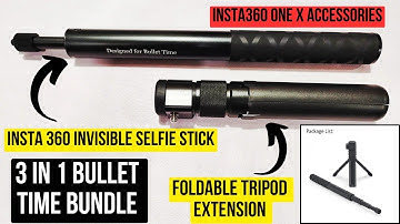 Best Insta360 Selfie Stick with Tripod: Unboxing (Must-Have Accessories for Insta360 X3)