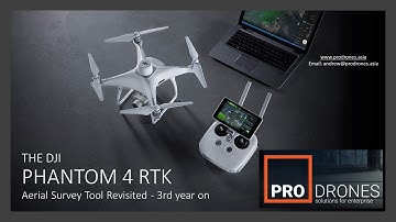 DJI PHANTOM 4 RTK - Aerial Survey Tool Revisited - 3rd year on