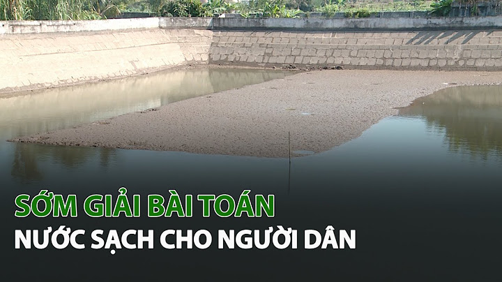 Tiêu chuẩn đánh giá chất lượng nước sinh hoạt