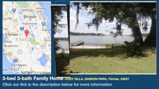 3-bed 3-bath Family Home for Sale in Babson Park, Florida on florida-magic.com