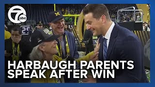 INTERVIEW: Jack and Jackie Harbaugh share excitement in Jim and Michigan’s national championship win