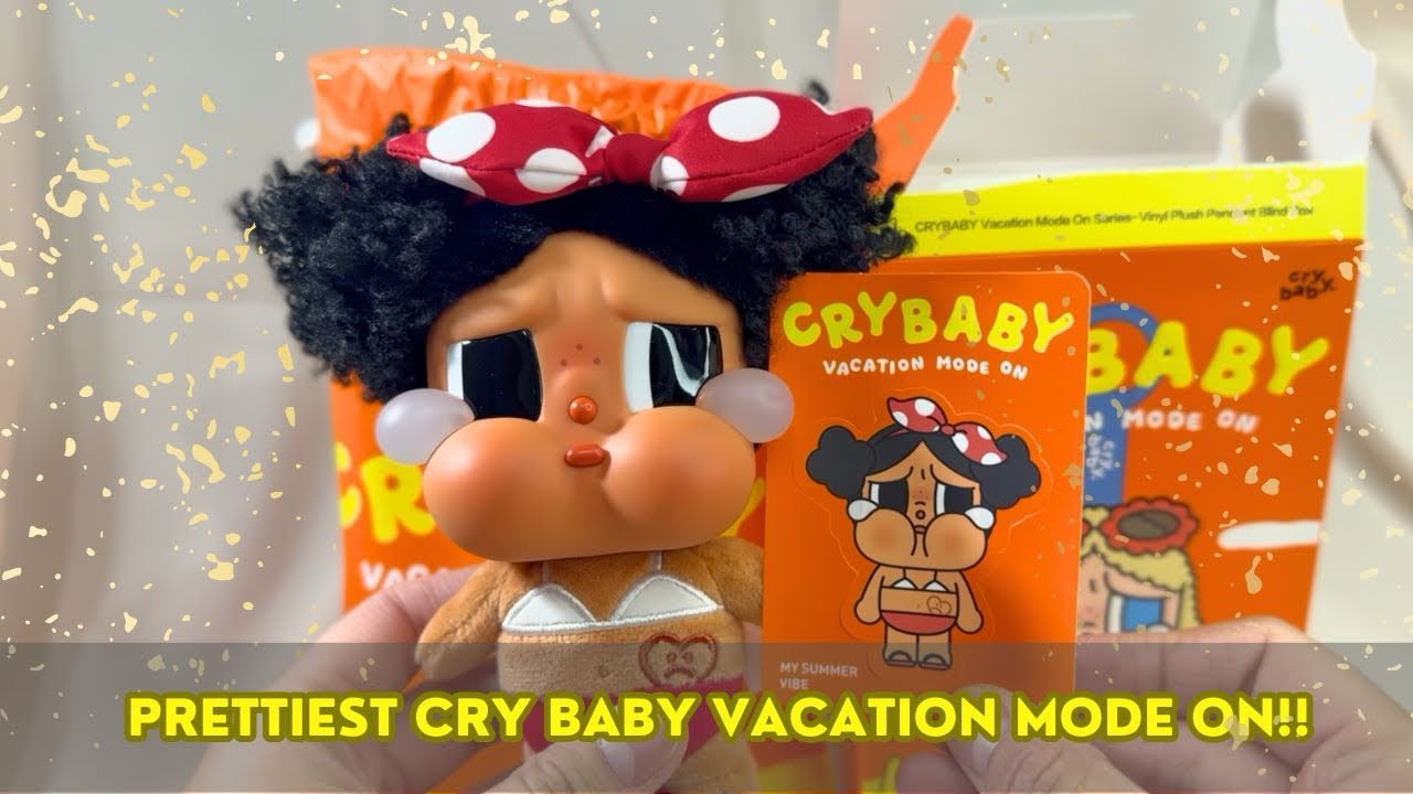POP MART] CRY BABY VACATION MODE ON PRETTIEST!!😱😱 - YouTube