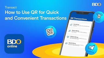 How to Use QR on the BDO Online  App