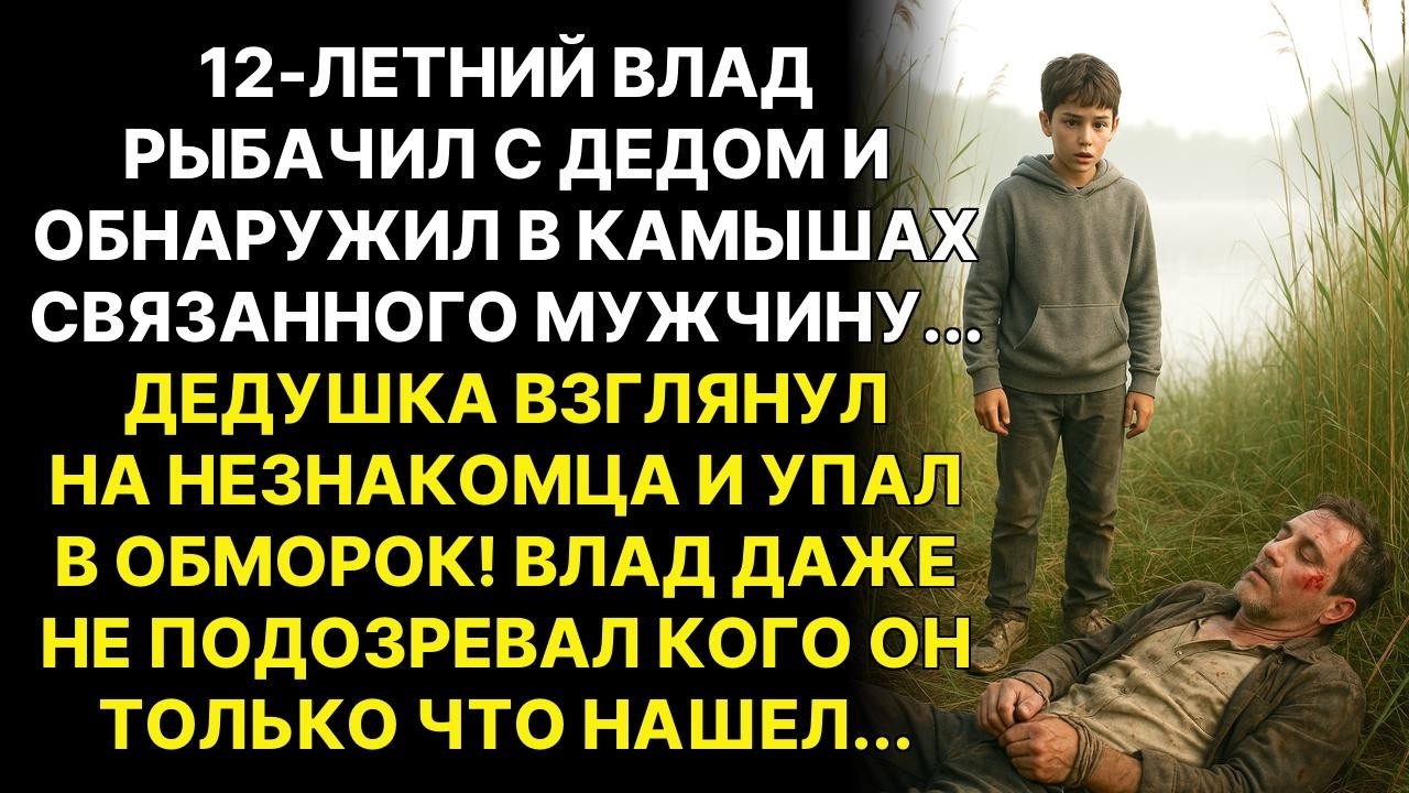 Мальчик обнаружил связанного мужчину в камышах... Когда дедушка его увидел - онемел...