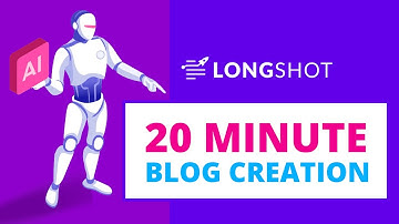 How to Create a 1000 word Blog with LongShot AI in 20 minutes | AI writing Tutorial