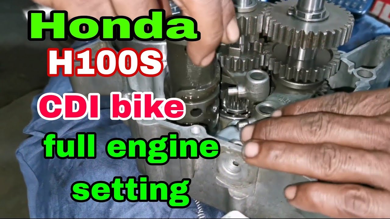 Honda H100s CDI bike full engine setting video // হোন্ডা এইচ ১০০ এস সিডি আই বাইক ফুল ইঞ্জিন সেটিং