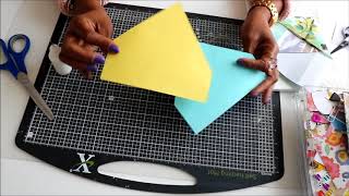 HOW TO MAKE ENVELOPES FROM MAGAZINES FOR PENPALS w EMBELLISHMENTS Happy Me On A Budget