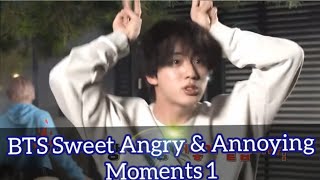 BTS Sweet Angry & Annoying Moments 😤😏