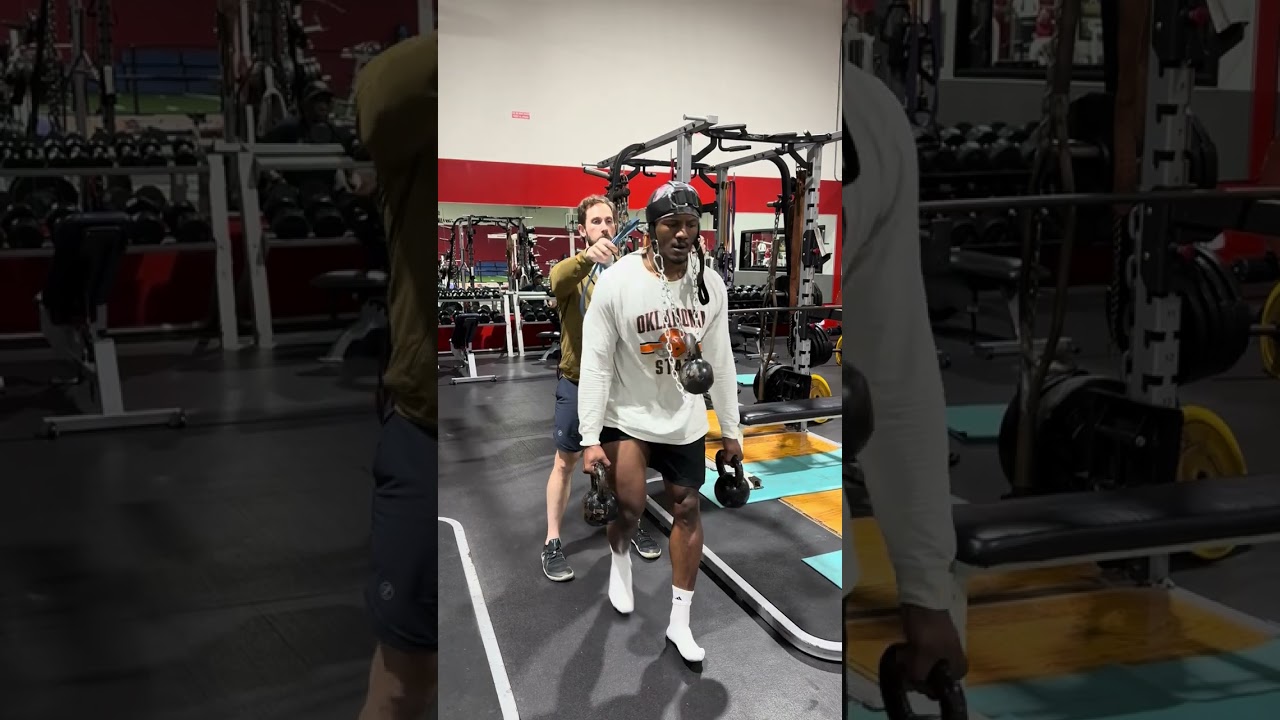 Evidence-Based STRENGTH Training!!! Neck Harness Perturbation Training NFL pro Chris Carson