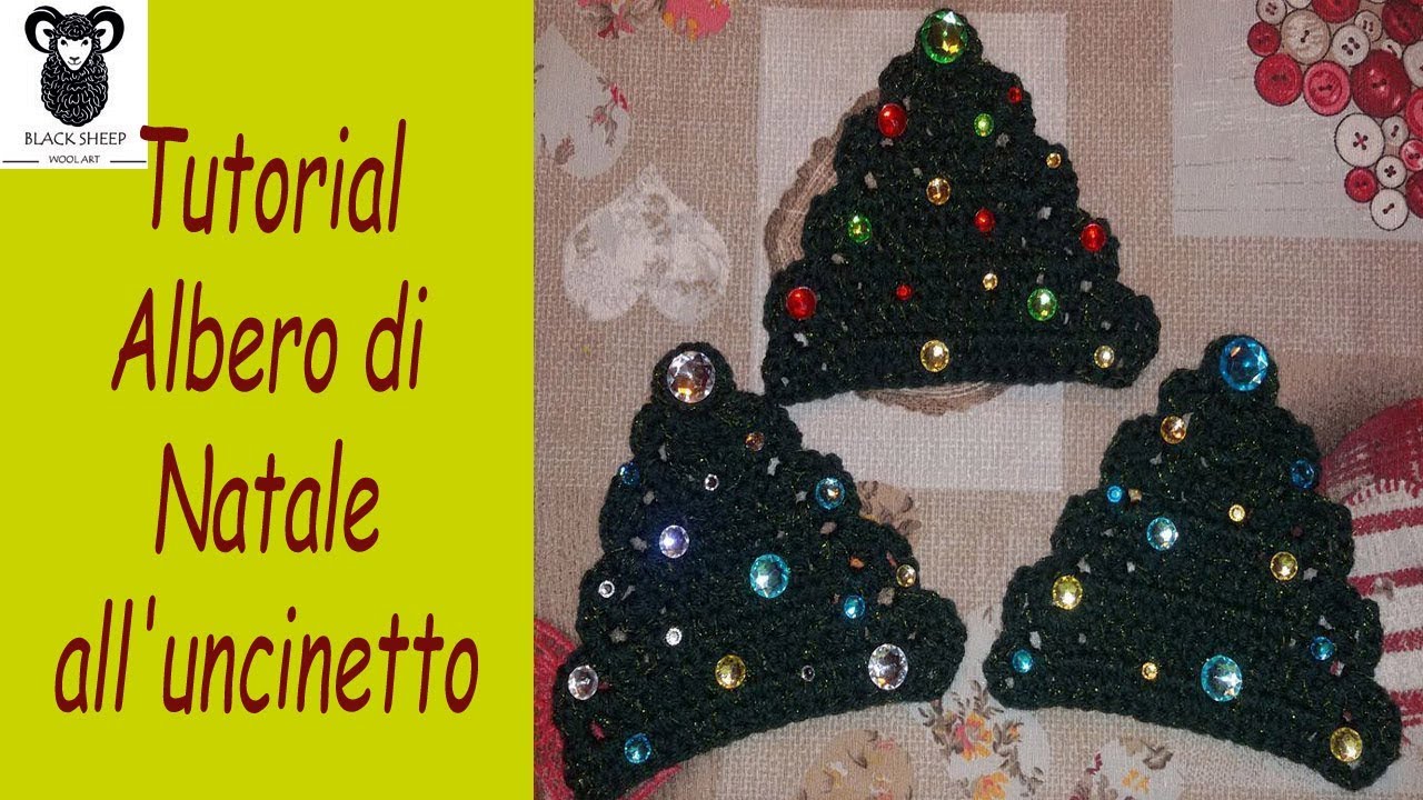 Tutorial Albero Di Natale Uncinetto Punto Coccodrillo.Tutorial Albero Di Natale All Uncinetto Youtube