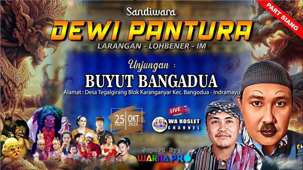 🔴 [SIANG]  PAGELARAN SANDIWARA 