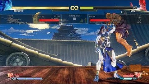 STREET FIGHTER V Seth punish wakeup vshift option