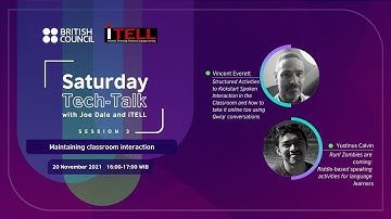 Saturday Tech-Talk Joe Dale & iTELL #3: Maintaining Classroom Interaction
