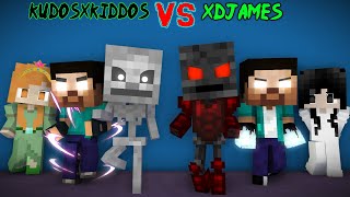 MONSTER SCHOOL :  XDJAMES VS KUDOSXKIDDOS EPISODE 1 - Minecraft Animation