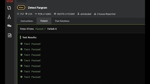 Python - Detect Pangram