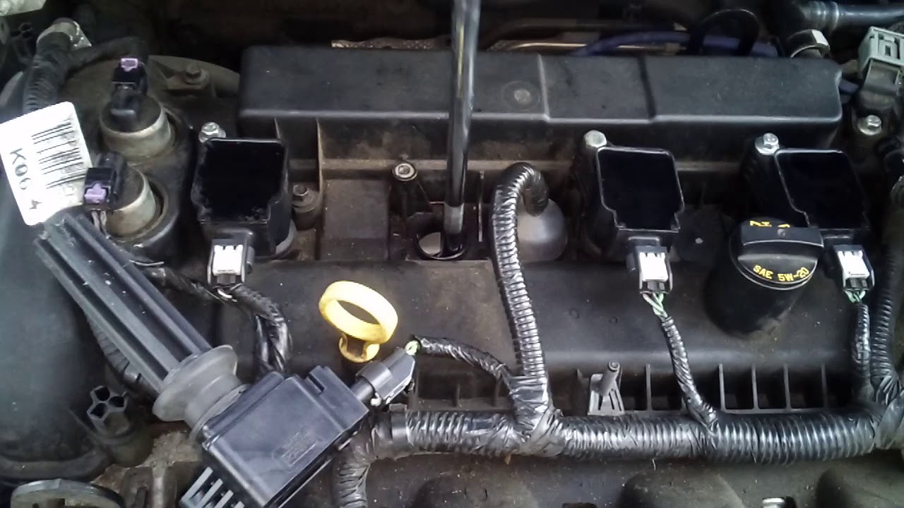 Spark plugs changed Ford Focus 2015 SE - YouTube