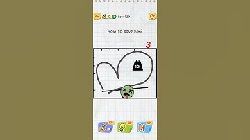 Draw 2 save 😂! can I save him🤣 #puzzlegames #puzzle #shorts