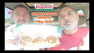 Krispy Kreme Pumpkin Spice Donuts Review!