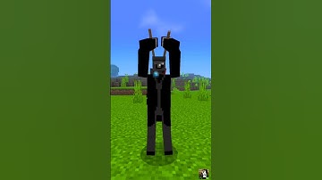 Titan Camera Man !!!😳 | Minecraft Mod| #cameraman #skibiditoilet #minecraft