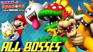 Puzzle & Dragons: Super Mario Bros. Edition - All Bosses
