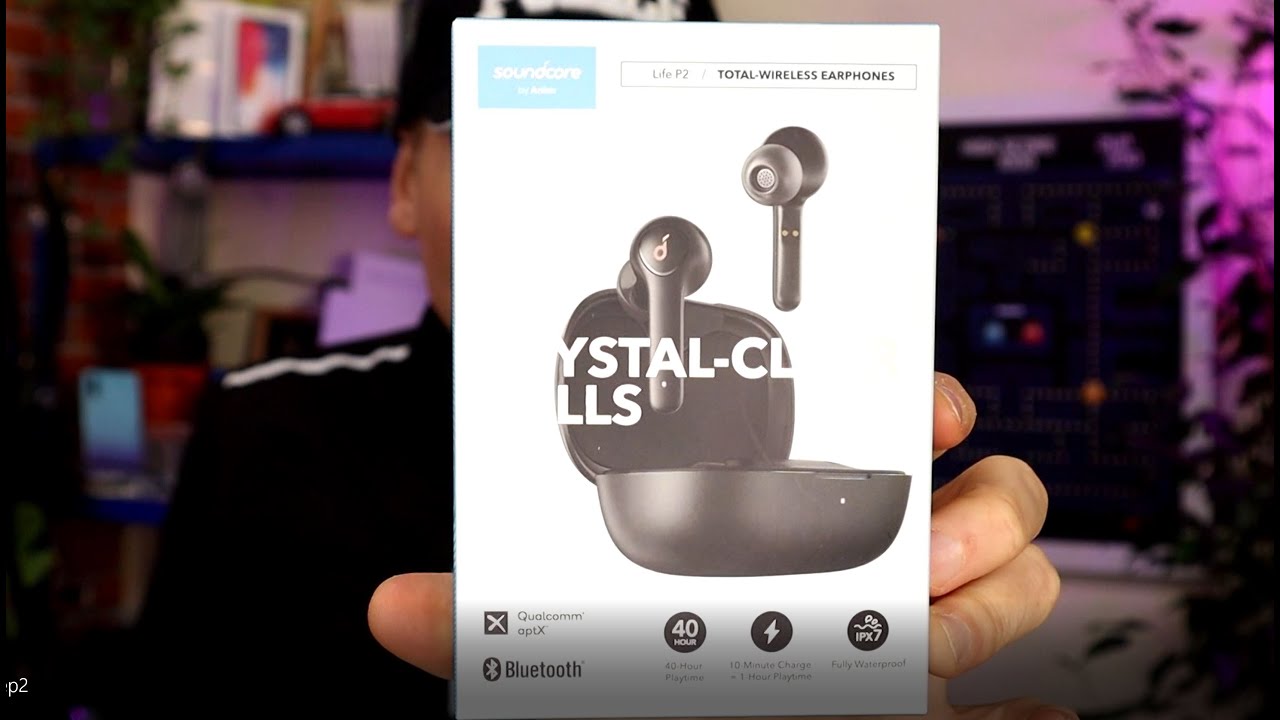Recensione: Cuffie true wireless auricolari Anker Soundcore Life P2.  Diaframma al Grafene ed IPX7 - YouTube