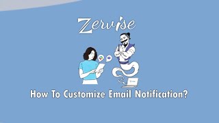 how to customize email notification