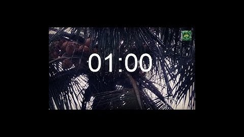 1 Minute Timer - Rain Sound + Stress Free music