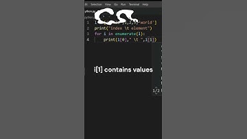 print index and value at same time in python #shorts #youtubeshorts  #coding
