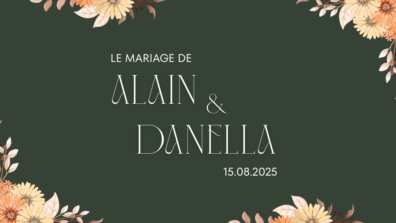 Alain & Danella | Cérémonie de mariage | 15.08.2025