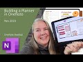How to build a linked planner in onenote