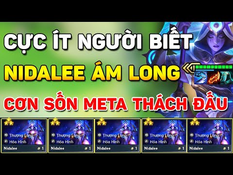 GIẢI MÃ CƠN SỐT META THÁCH ĐẤU TRUNG QUỐC NIDALEE ÁM LONG CARRY SIÊU KHỎE MÀ CỰC ÍT NGƯỜI SỬ DỤNG