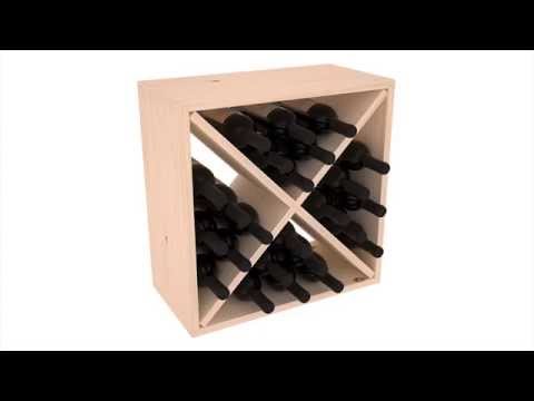 Vídeo: Como Construir Um Cube Wine Rack