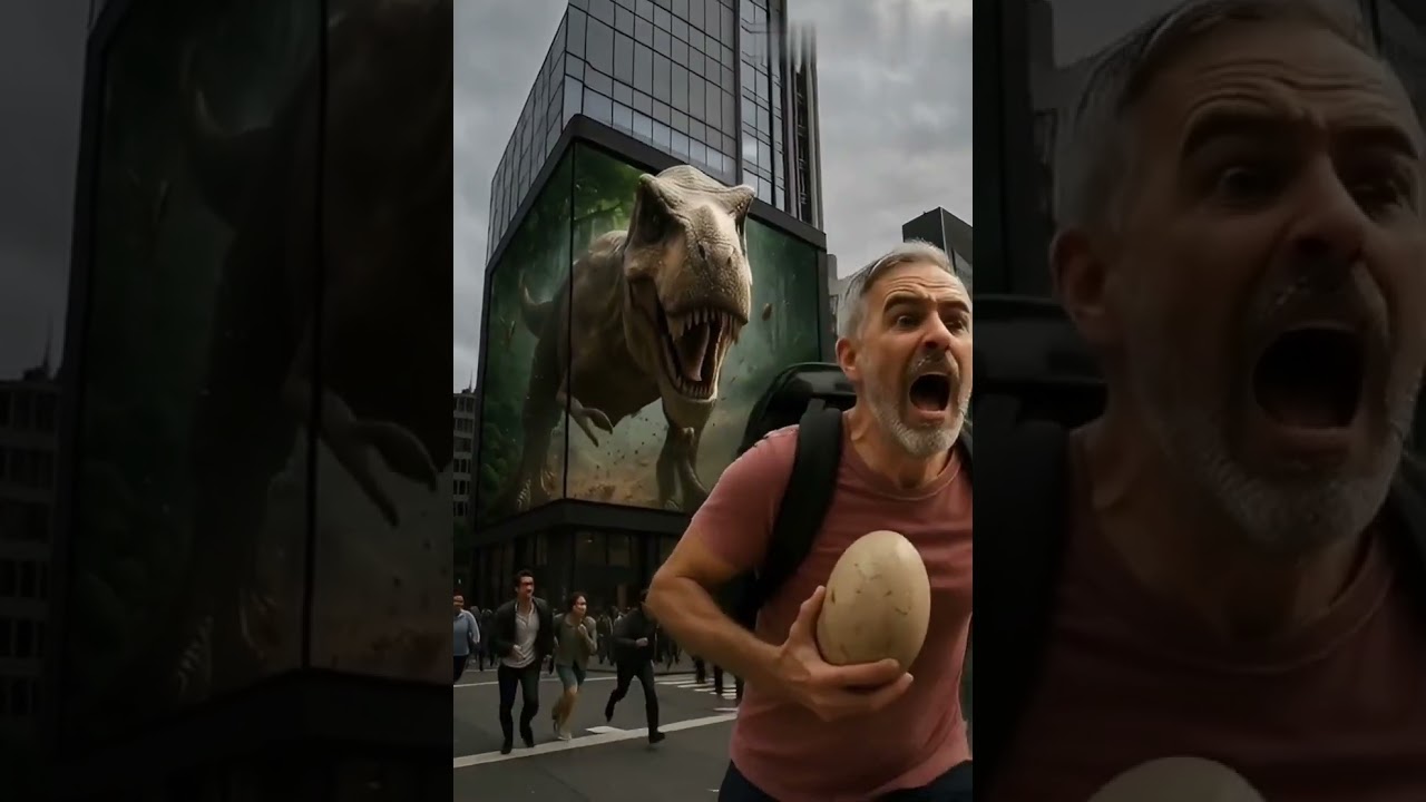 The Man and the Baby Dinosaur 