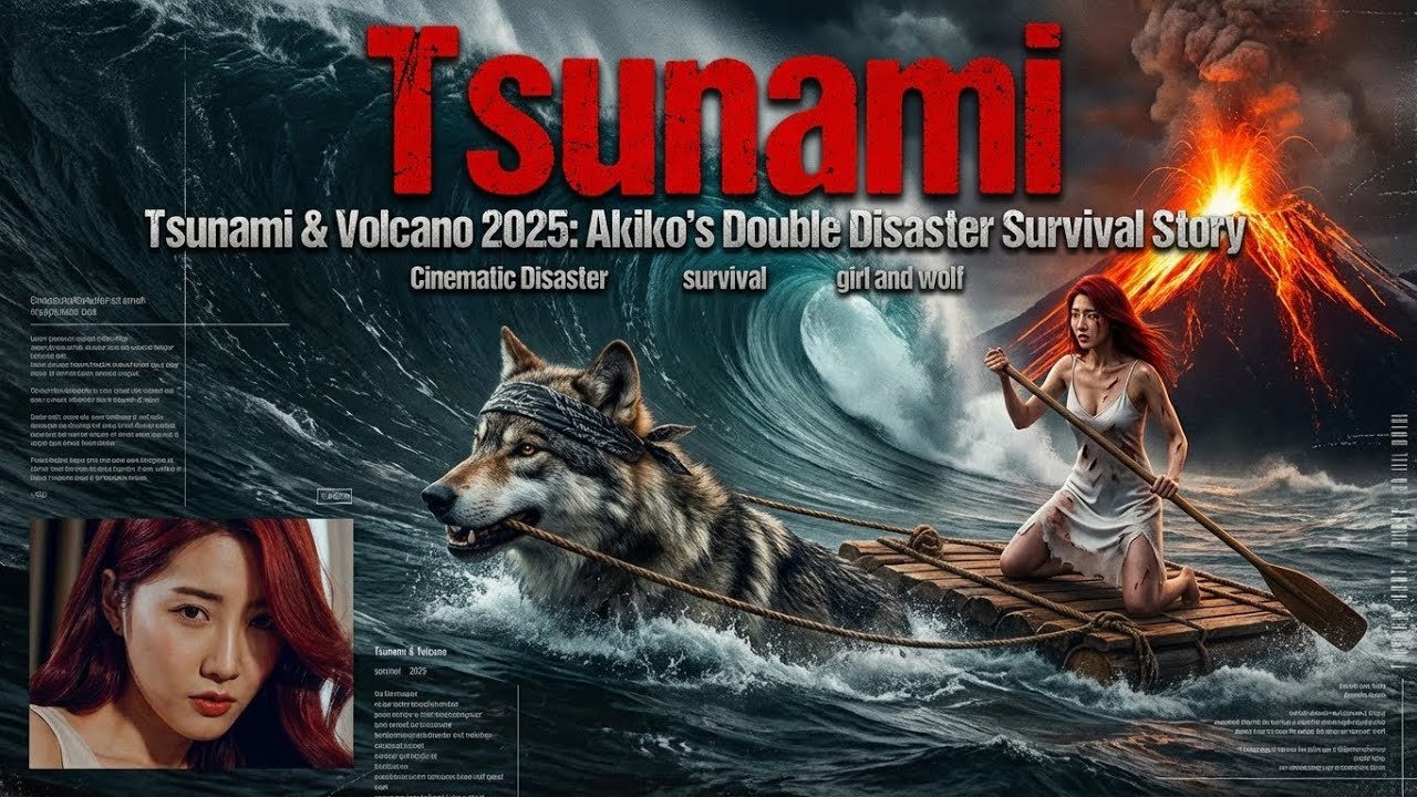 Tsunami & Volcano: Akiko’s Double Disaster Survival Story (Ai Cinematic)