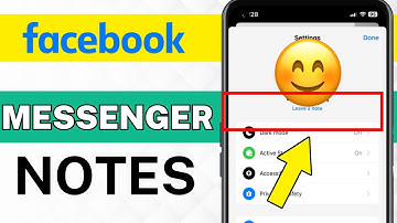 HOW TO FIX MESSANGER NOTES FEATURE NOT SHOWING