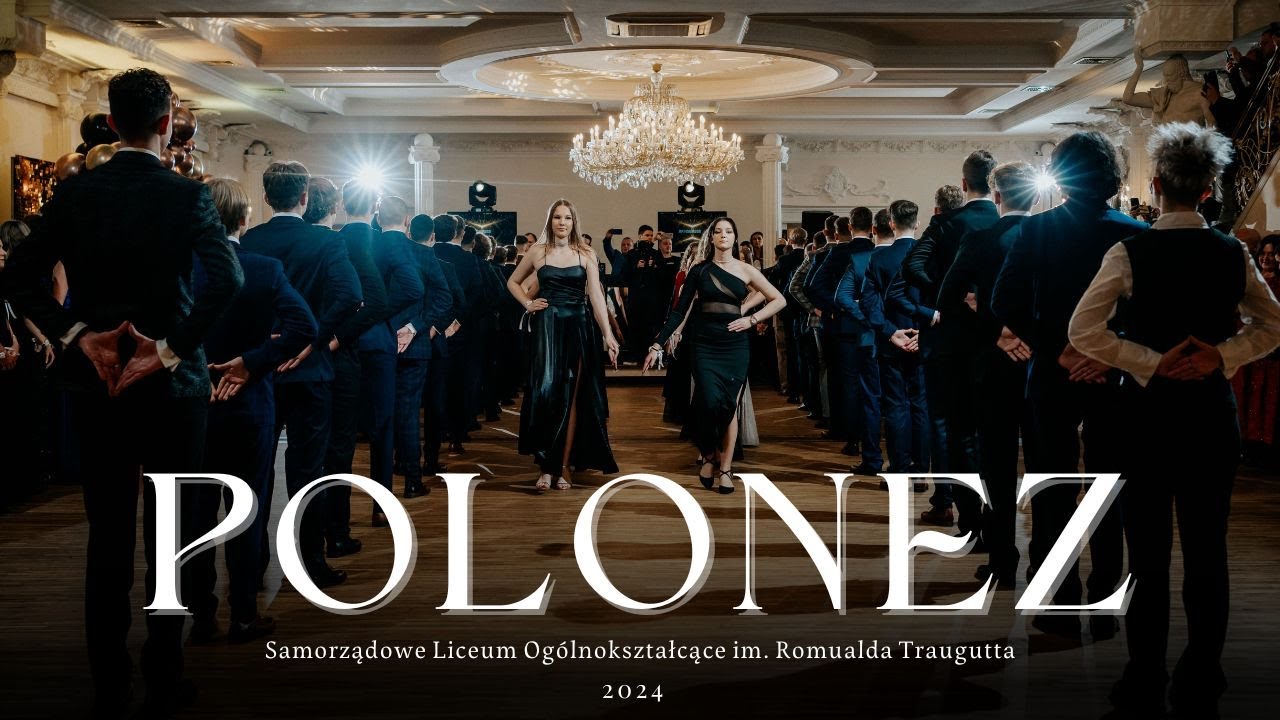 Piękny POLONEZ Bartosza Chajdeckiego | Studniówka 2024 | SLO im. Romualda Traugutta