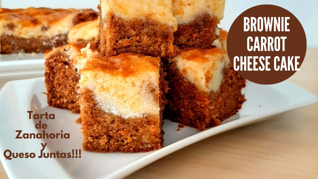 Junta la Tarta de Zanahoria con la de Queso y Es una LOCURA!! Carrot Cheese Cake @ladulceeva
