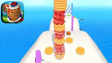 Pancake Run - All Levels Gameplay (Levels 667–672) | Android & iOS