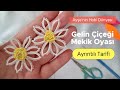Havlu Kenarı Oyası| Gelin Çiçeği Mekik Oyası Açıklamalı Tarifi