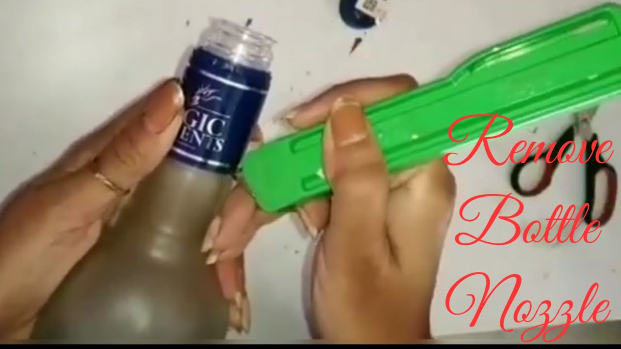 How to remove bottle cap/ Nozzle/ how to remove liquor bottle